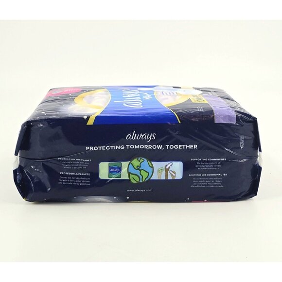 Always Maxi Size 5 Extra Heavy Overnight Pads with Wings 24 Pads - Picture 6 of 6